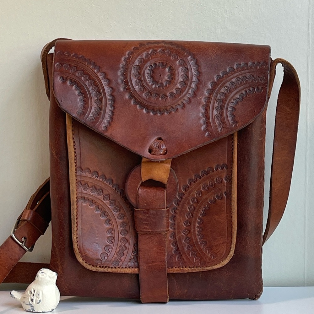 Handmade Genuine Leather Saddle Bag
